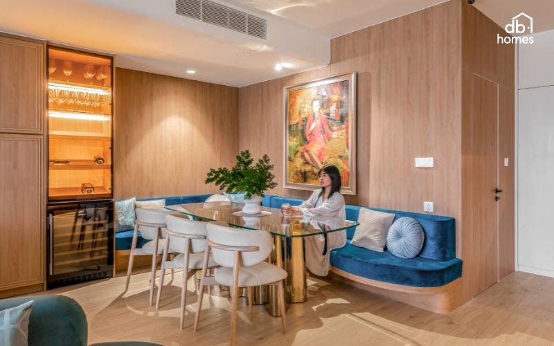 Bếp âm tường mang đến không gian hiện đại, tiện nghi và sang trọng