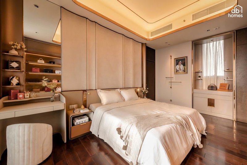 Phòng ngủ Master nơi cân bằng giữa tiện nghi và cảm xúc yêu thương