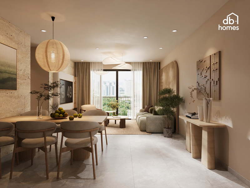 Thiết kế nội thất theo phong cách Wabi Sabi hiện đại