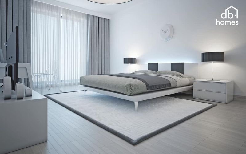 Lựa chọn màu sắc phù hợp giúp tạo không gian rộng rãi, ấm cúng và cân bằng cho phòng ngủ.