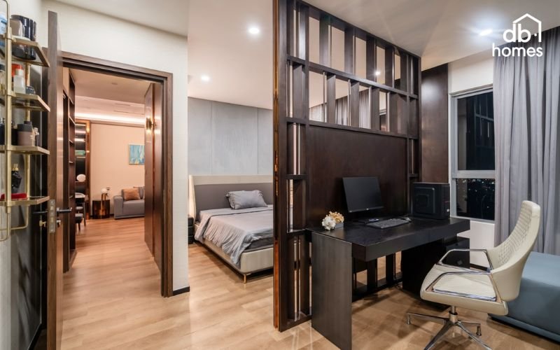 Phối màu phòng ngủ phong cách hiện đại (Modern)