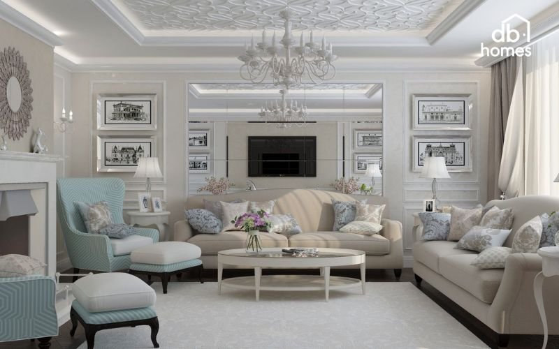 Các vật liệu trong thiết kế Neo Classic luôn được chọn lọc kỹ lưỡng