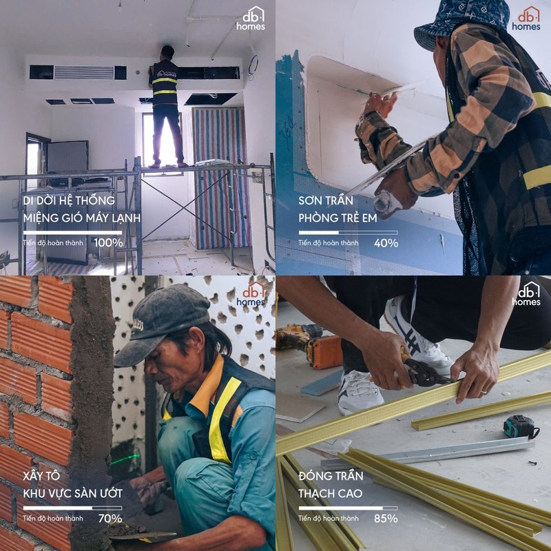 Quy trình làm việc rõ ràng và minh bạch của DBHOMES - Công ty thiết kế nội thất tại TP HCM uy tín