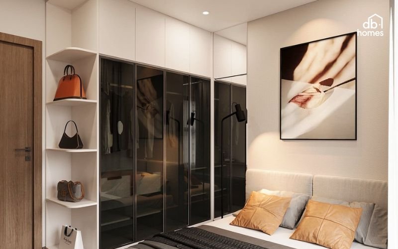 Phong cách tối giản kết hợp với không gian mở giúp tạo sự liên kết hài hòa giữa phòng khách, bếp và khu vực ăn uống