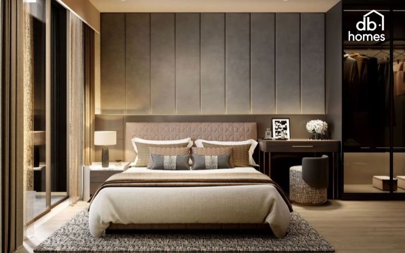 Mẫu thiết kế nội thất chung cư 3 phòng ngủ Modern Luxury với ánh sáng tự nhiên, nội thất hiện đại và tinh tế