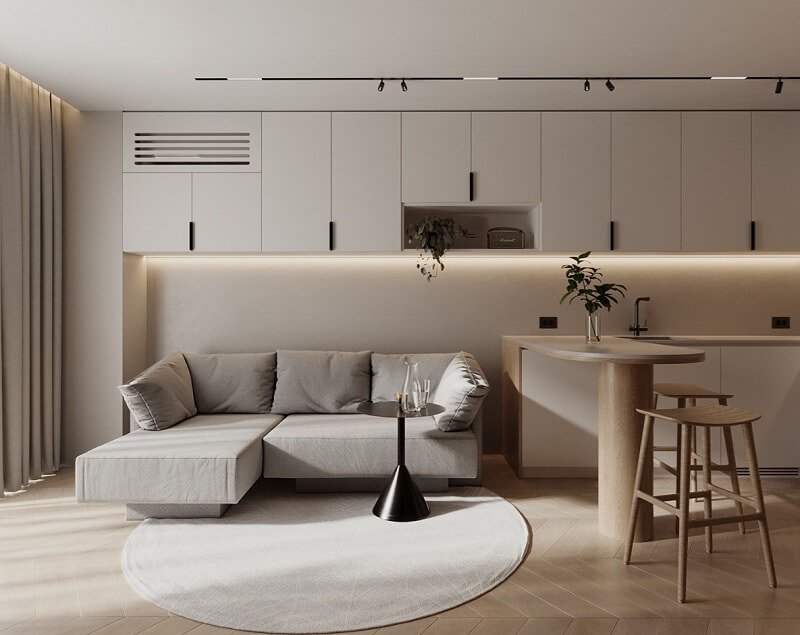 Phong cách thiết kế Minimalism phản ánh sự tinh gọn, cân bằng và bền vững trong không gian sống