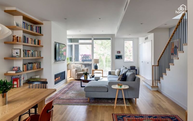 Phòng khách cần được bố trí khoa học để tránh cảm giác chật chội