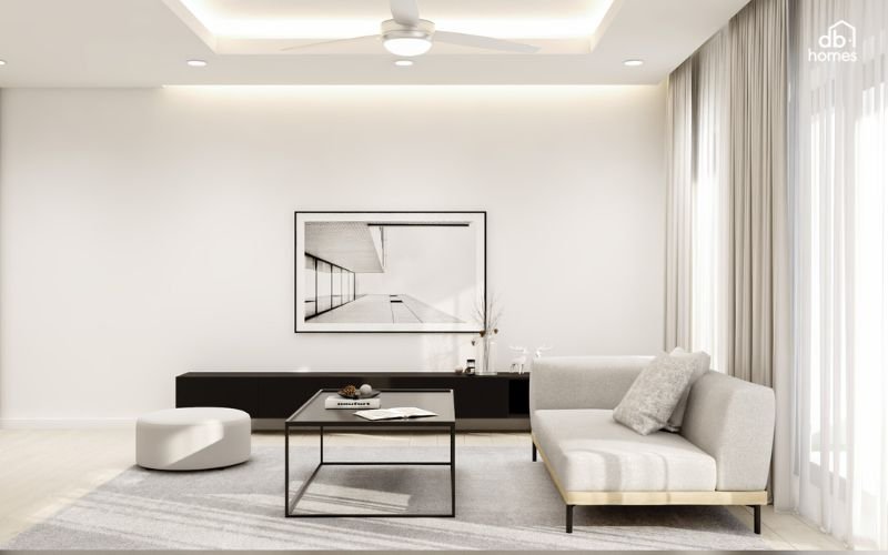 Ánh sáng là yếu tố không thể thiếu trong thiết kế phòng khách