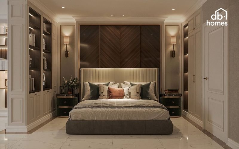 Nguyên tắc phối màu theo phong thủy đảm bảo sự hài hòa âm dương, tránh các gam màu quá chói như đỏ, cam gây mất ngủ