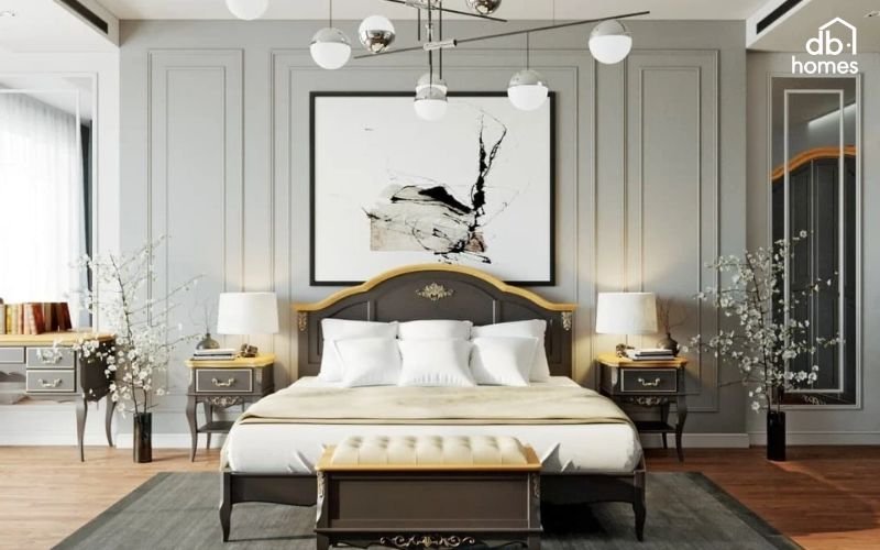 Màu sắc phù hợp giúp phòng ngủ master hài hòa, thư giãn và thu hút năng lượng tích cực theo phong thủy