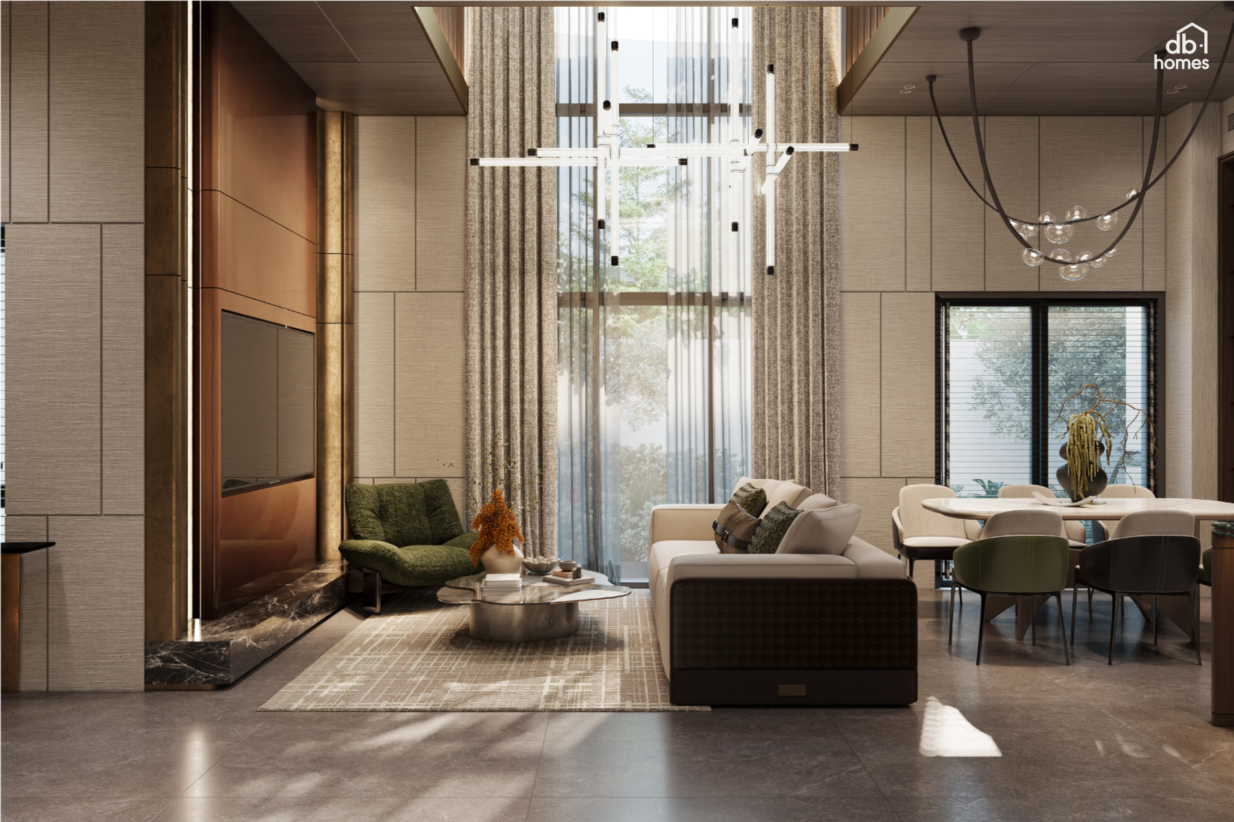 Một số hình ảnh của dự án Harmony of Contrast - The Orchard Sycamore