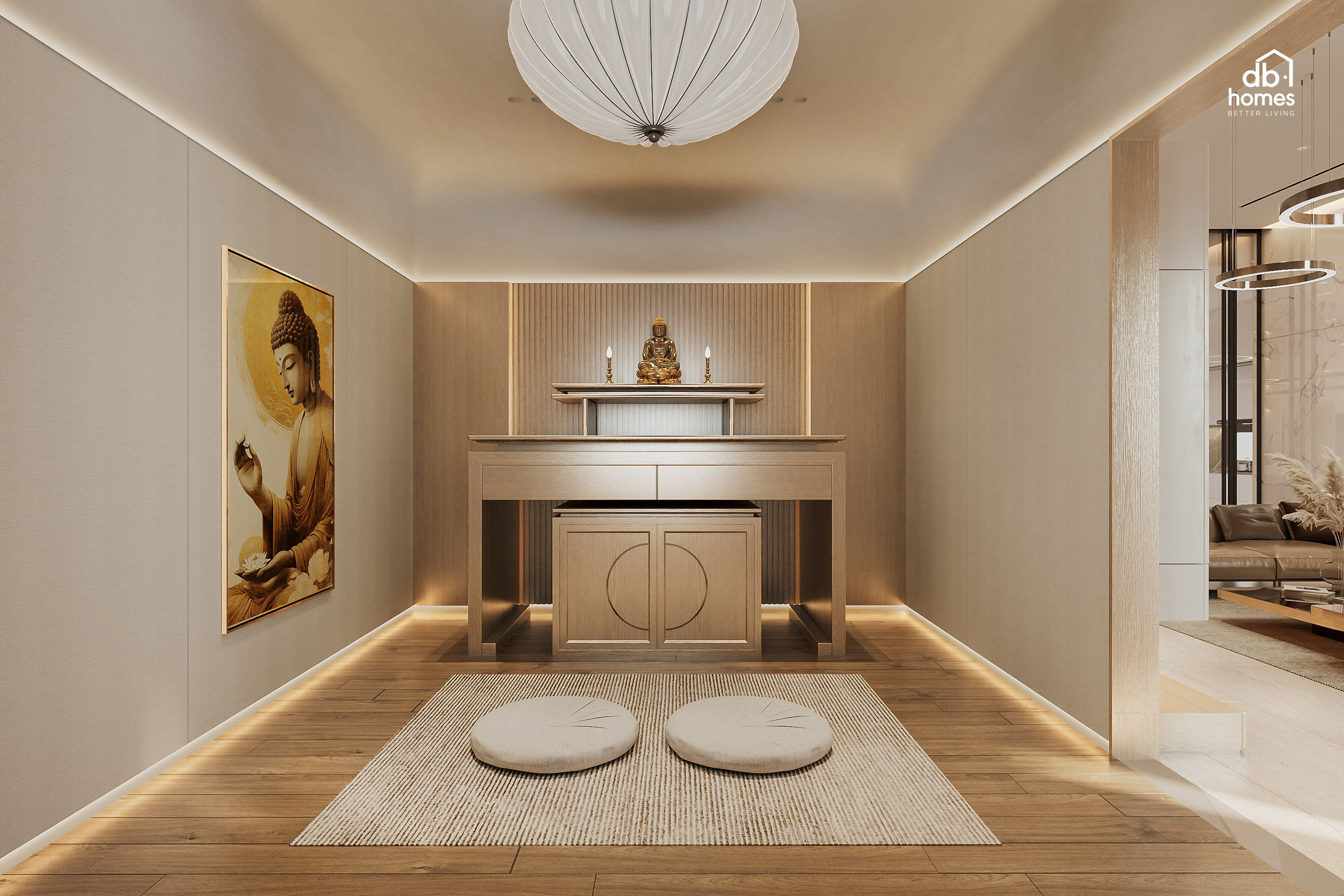 Không gian sang trọng trong tĩnh lặng