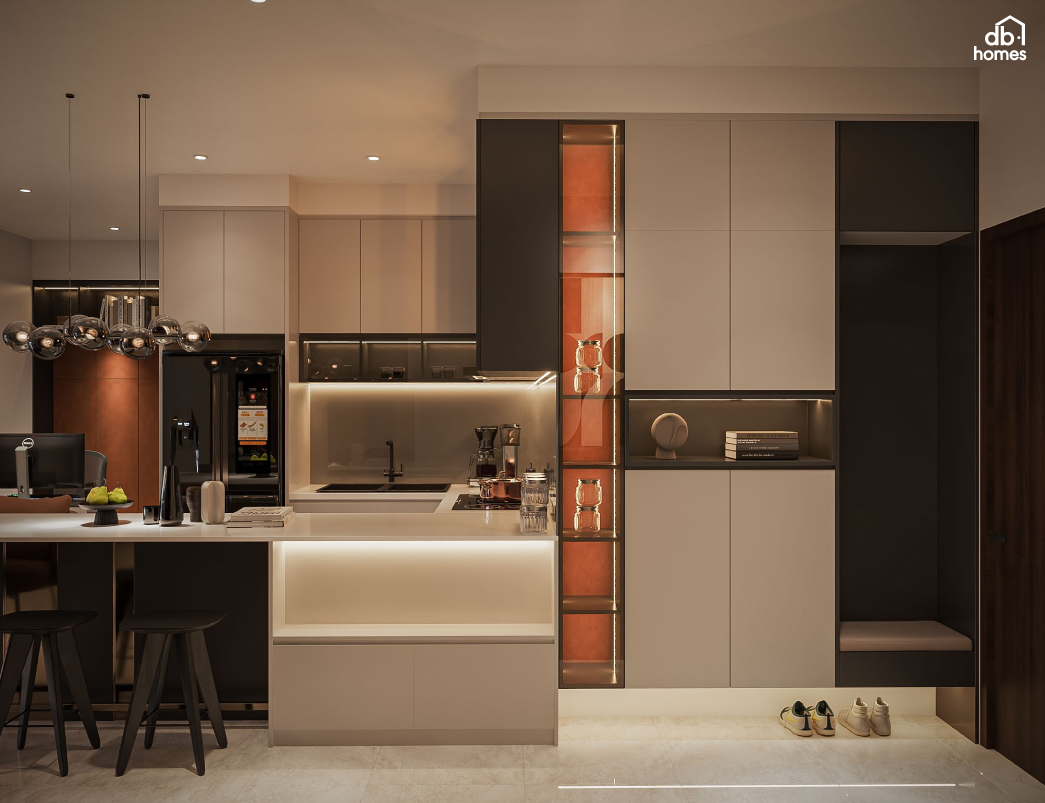 Góc nội thất tone trầm sang trọng