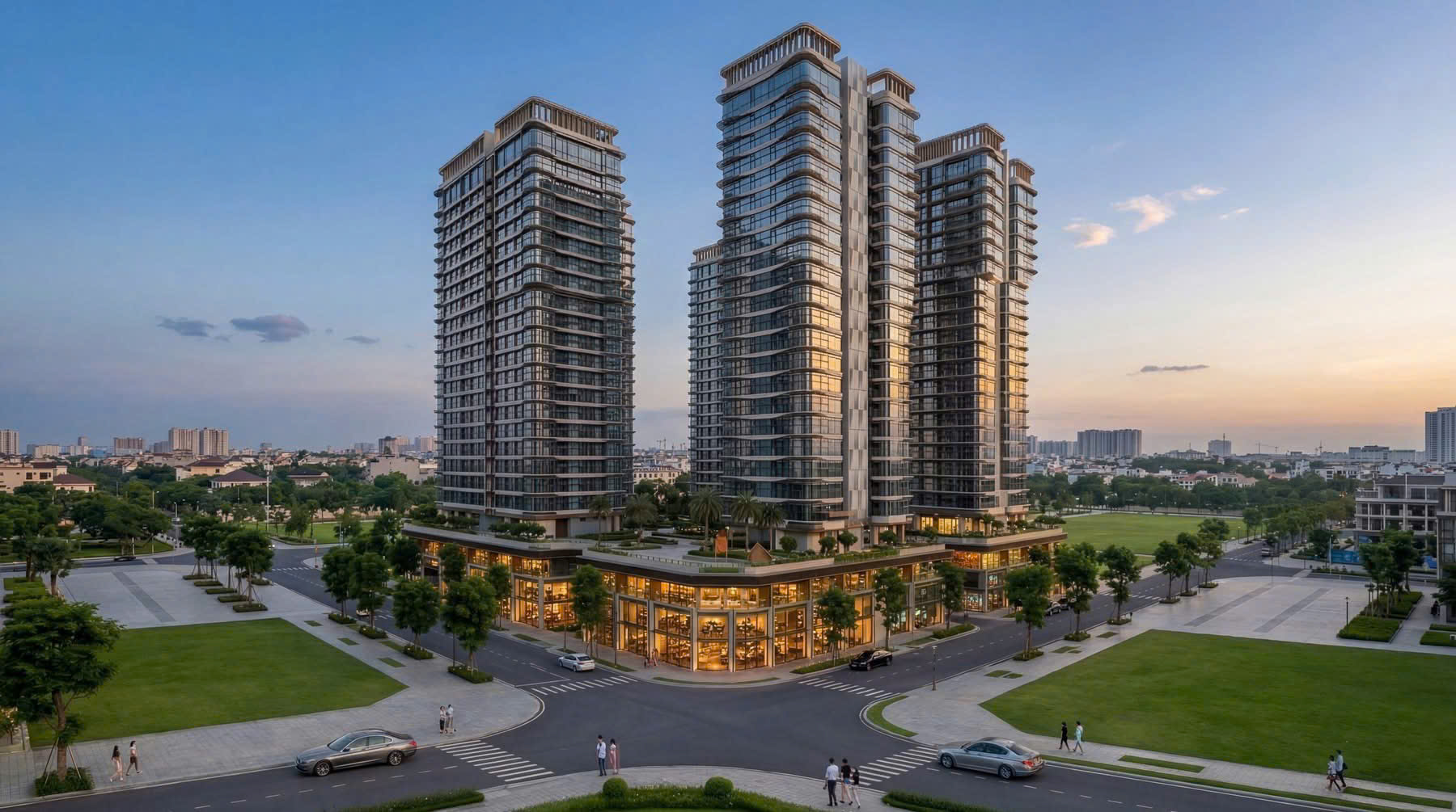 Thiết kế nội thất penthouse Sadora