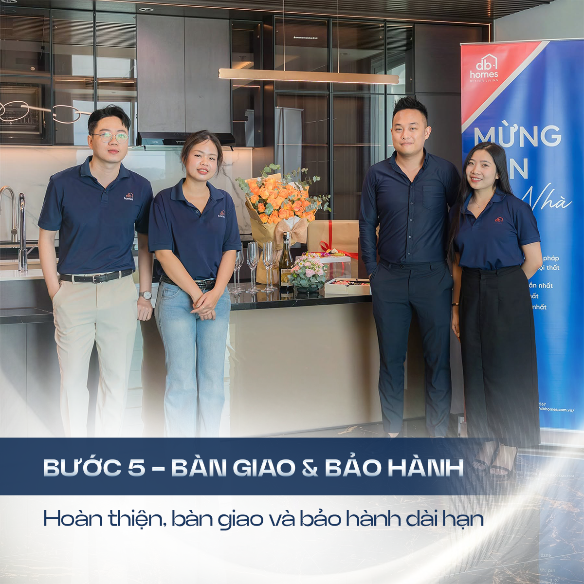 Quy trình thiết kế và thi công nội thất trọn gói tại DBHomes
