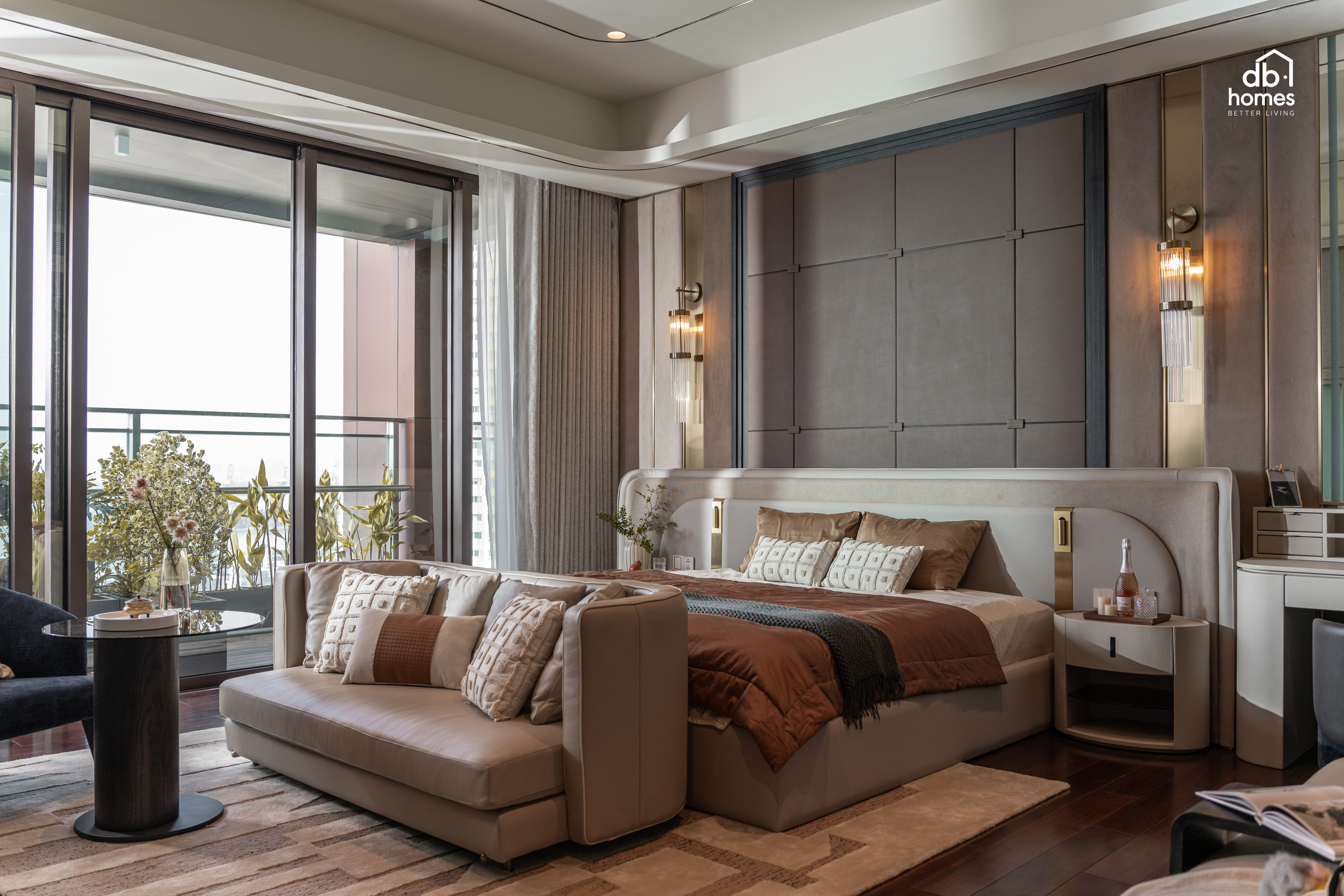 Sang trọng tinh tế với vật liệu organic cao cấp và màu trung tính