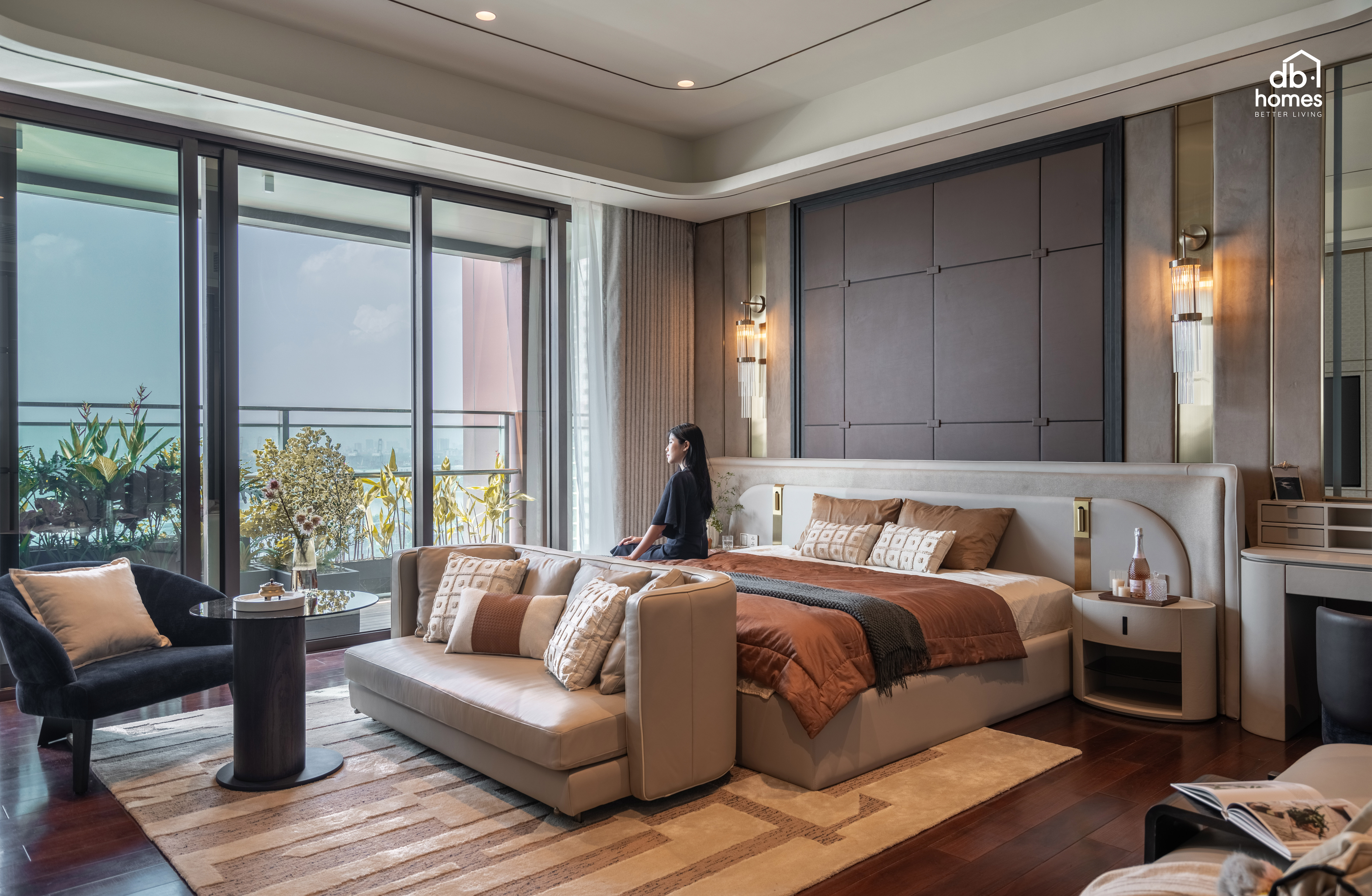 Sang trọng tinh tế với vật liệu organic cao cấp và màu trung tính