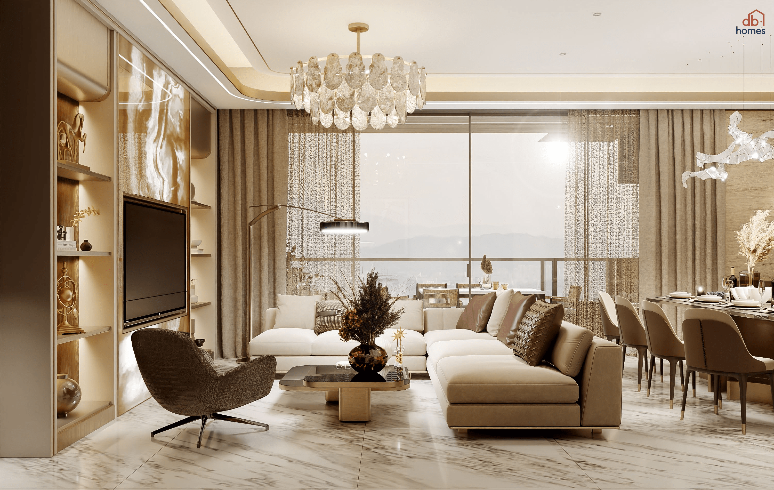 Thiết kế nội thất Glory Heights đẹp và hiện đại
