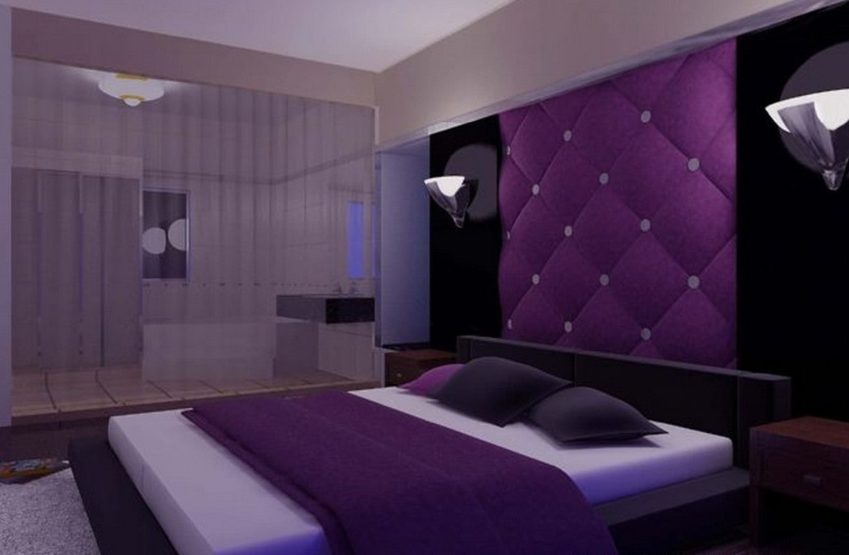 60 Mẫu phòng ngủ màu tím cuốn hút lãng mạn tinh tế