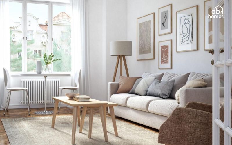 Thiết kế nội thất tiết kiệm không gian với phong cách Bắc Âu